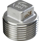 CDC SMP 1/4 Stainless Steel Threaded Plug