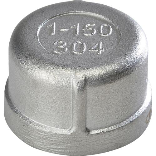 CDC SFC 1/4 Stainless Steel Threaded Cap