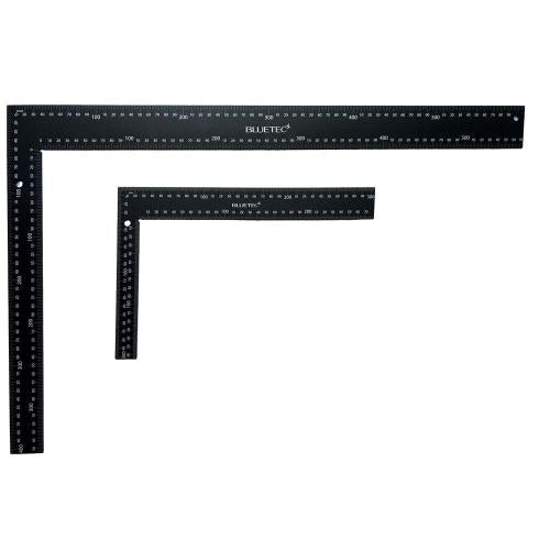BlueTec BT200-300B Steel Ruler Right Angle Square (Black Painted)