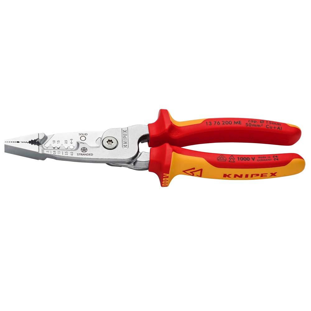 KNIPEX Insulated Multi-Purpose Wirestripper 13 76 200 ME