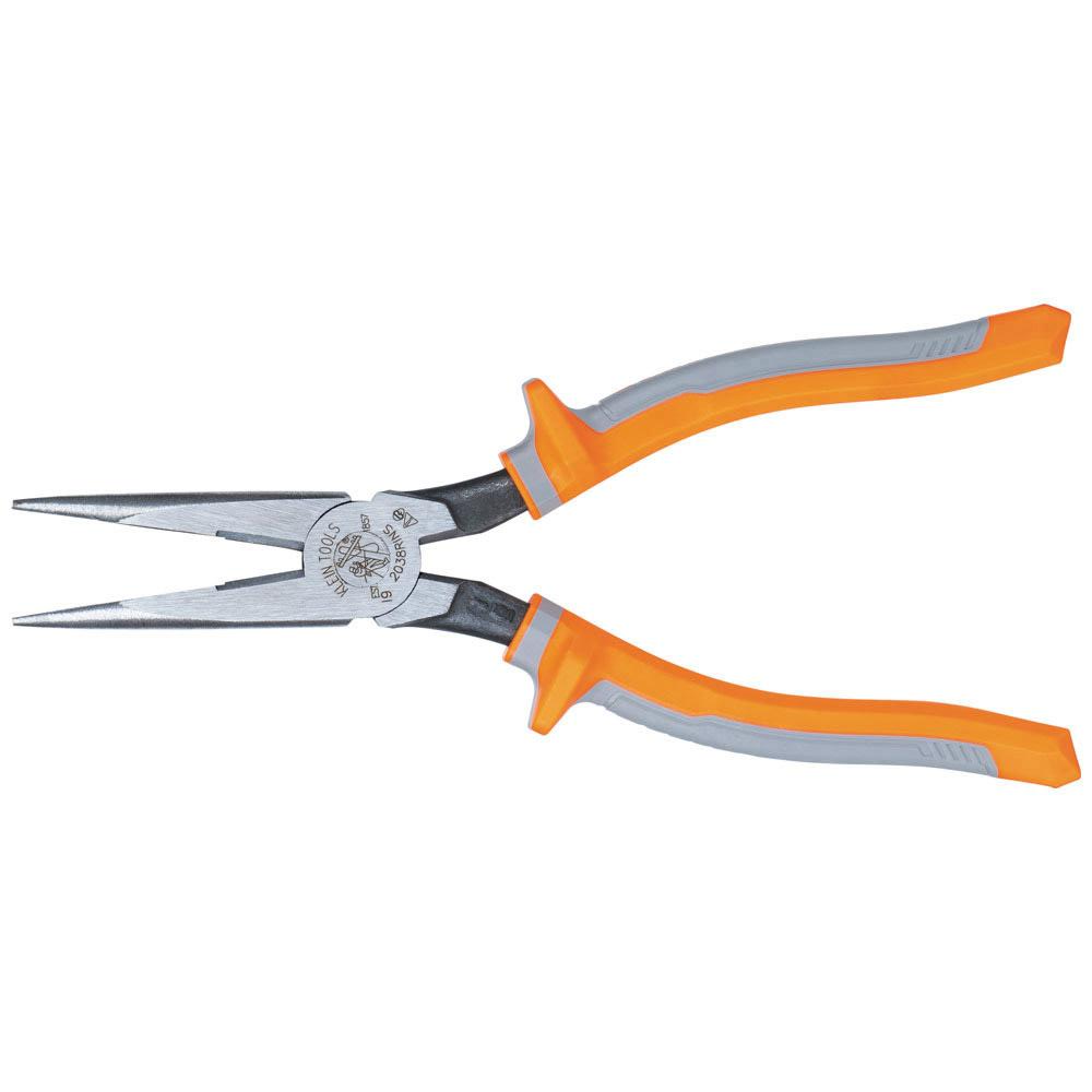 KLEIN TOOLS Insulated Long Nose Plier 2038RINS