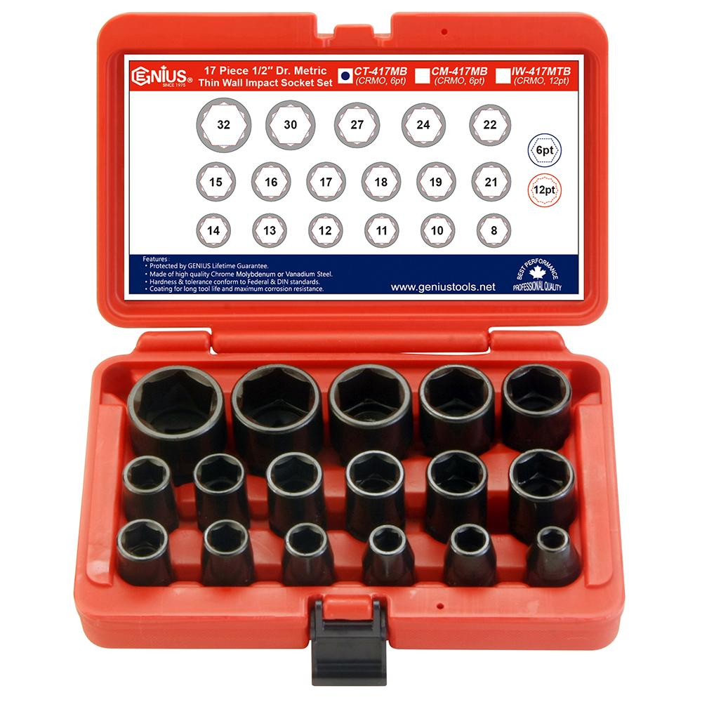 Genius Impact Socket Set CT-417MB