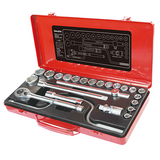 SMATO Socket Wrench Set 1/2" 24pcs 6PT