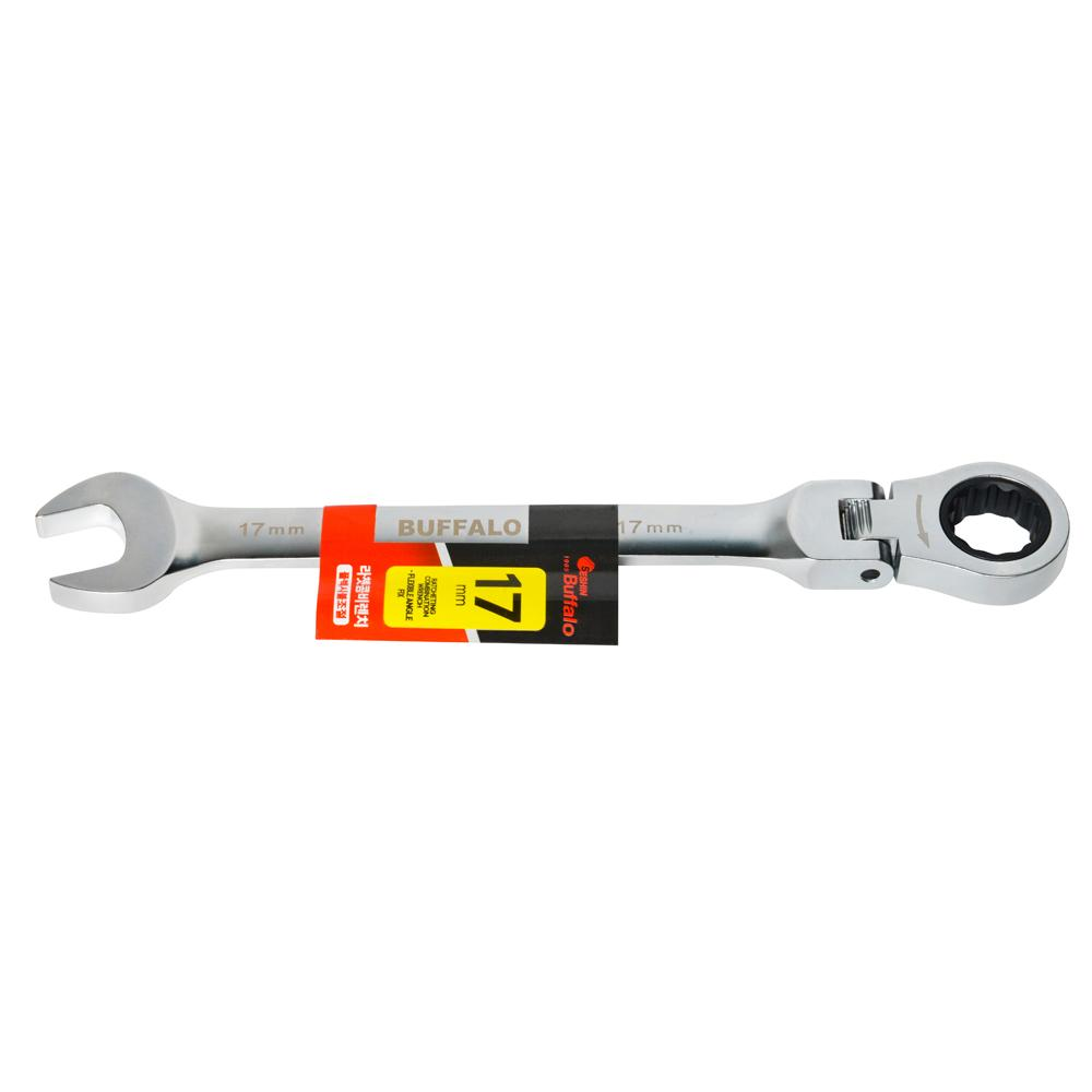 Seshin Buffalo Ratcheting Combination Wrench Flexible Angle Fix