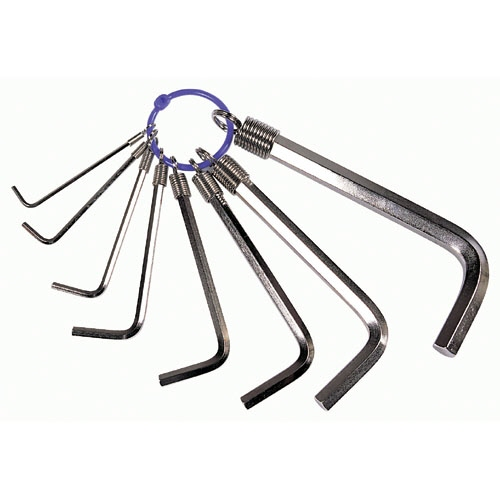 EIGHT Hex L-Key Set on Key Ring 004-NP
