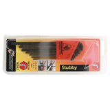 BONDHUS Excellent Ball End Hex L-Key Set Stubby
