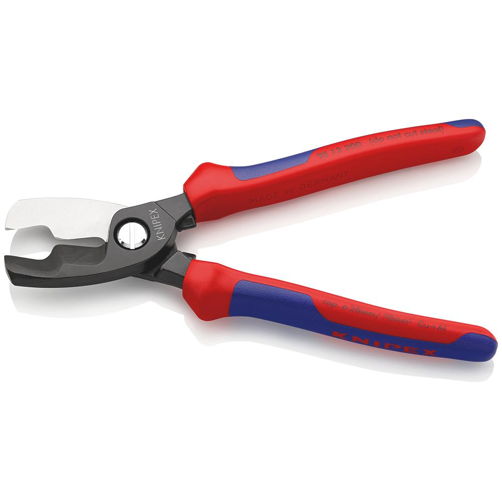 KNIPEX Cable Shear 95 12 200 SB (Twin Blade)