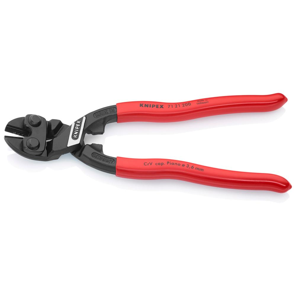 KNIPEX Compact Bolt Cutter CoBolt 71 21 200 SB (20° Angled)