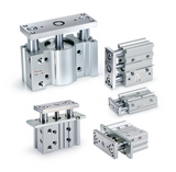 SMC MGPL100-Z Guided Thin Cylinder (Ball Bushing)