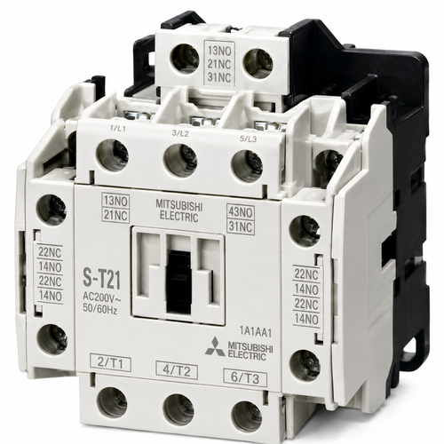 Mitsubishi Electric - B-N65 Main Circuit NC Magnetic Contactor (AC Operated, 80A Ith, 2a2b Aux)