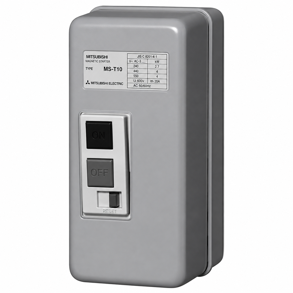 Mitsubishi Electric MS-T35PM Push-Button Enclosed Magnetic Starter