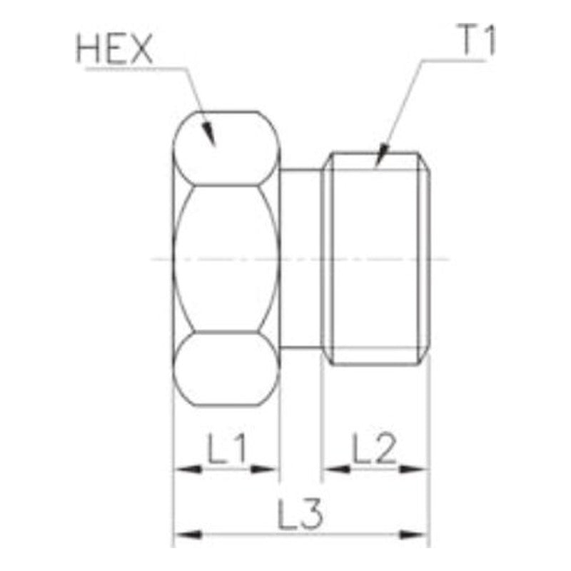 Aryung TG Seal Plug, Metric Thread (M8-M12)