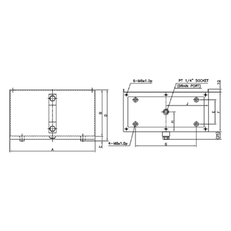 Aryung TZ Floor-Mount Steel Oil Tank (3-20 L)