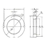 CBK AL / ALL Lock Plates for AN / ANL Nuts (Size 44-100)