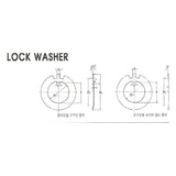 CBK AW / AWL Bearing Lock Washers (Bent and Straight Tab)