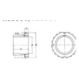 CBK H300 / HS / HE Adapter Sleeves for UK Bearing Units