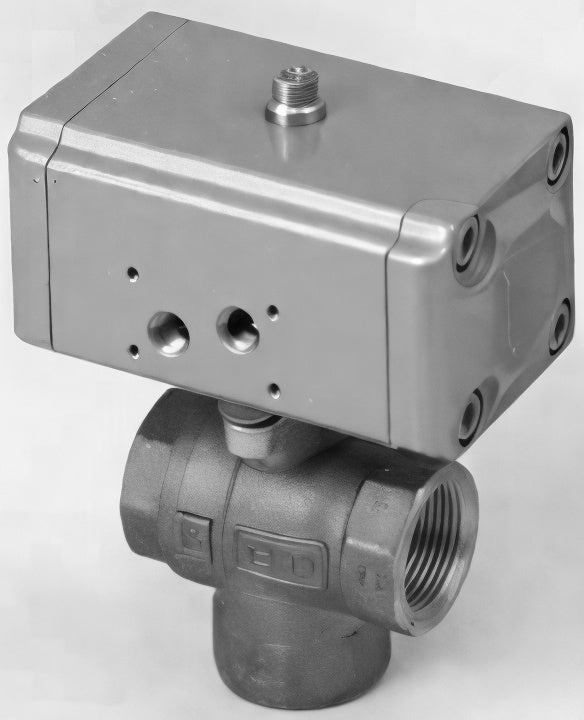 CKD Air Operated Ball Valve 3-Port (Compact Rotary Valve) CHG Series, Double Acting