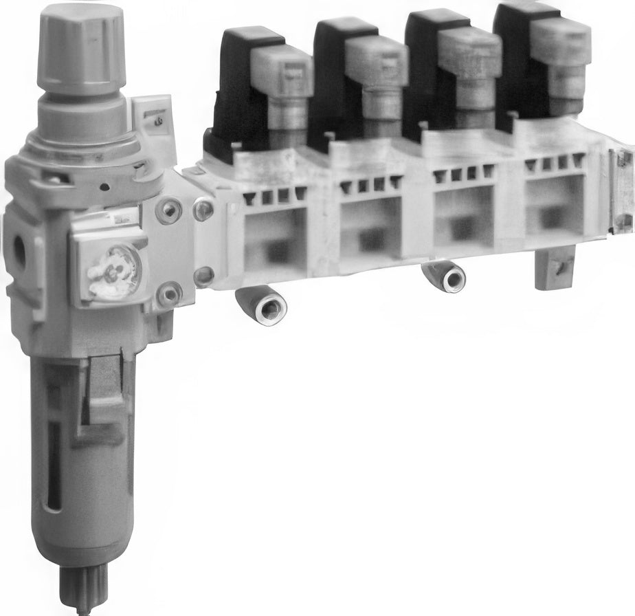 CKD CXU10-GEXA Valve Air Unit (Pilot 2-Port Valve + FR, 1-4 Stations)