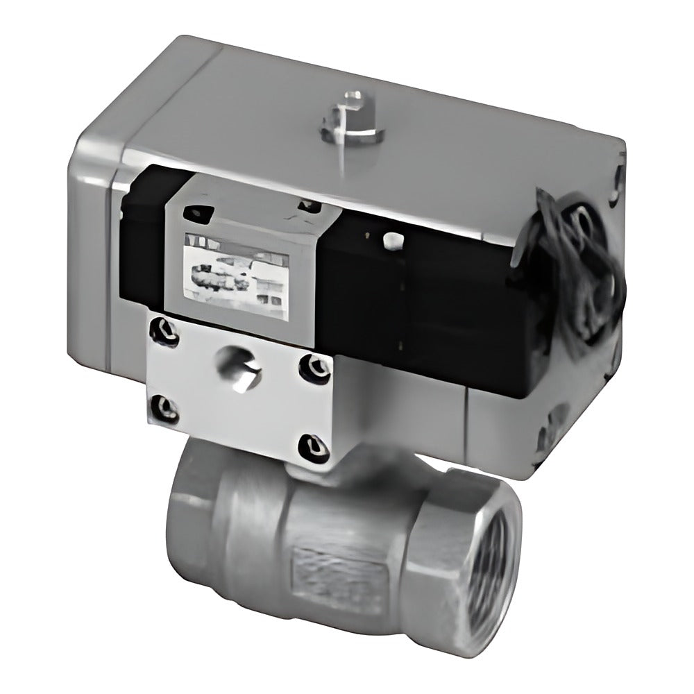 CKD CHB-V/X, CHBF-V/X Solenoid-Mounted 2-Port Ball Valve