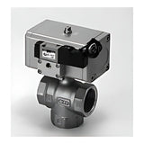 CKD CHG-FP2 Air Operated Ball Valve 3-Port (Compact Rotary Valve)