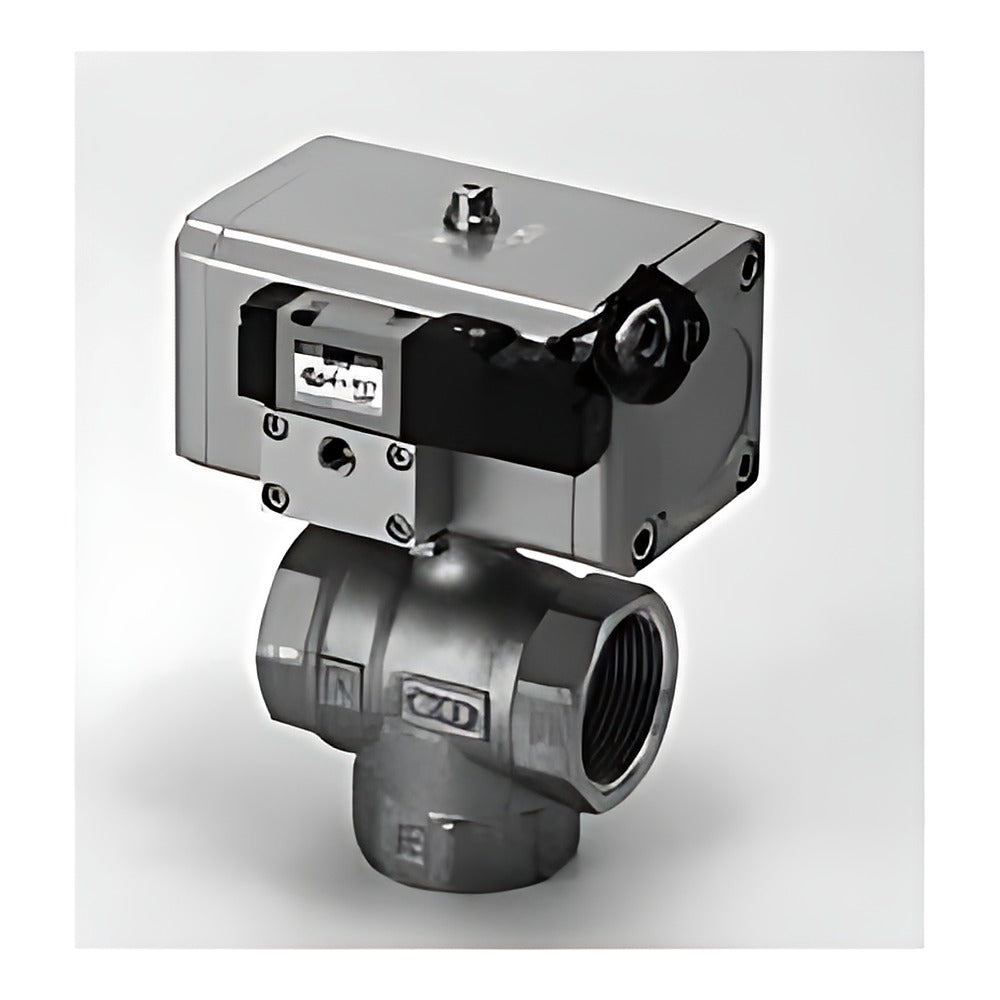 CKD CHG-W/CHG-WR Outdoor Air Operated Ball Valve 3-Port (Rc1/2-Rc2)