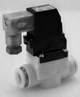 CKD Compact Pilot Operated 2-Port Solenoid Valve for Compressed Air EXA Series (One-Touch Fitting, NC)