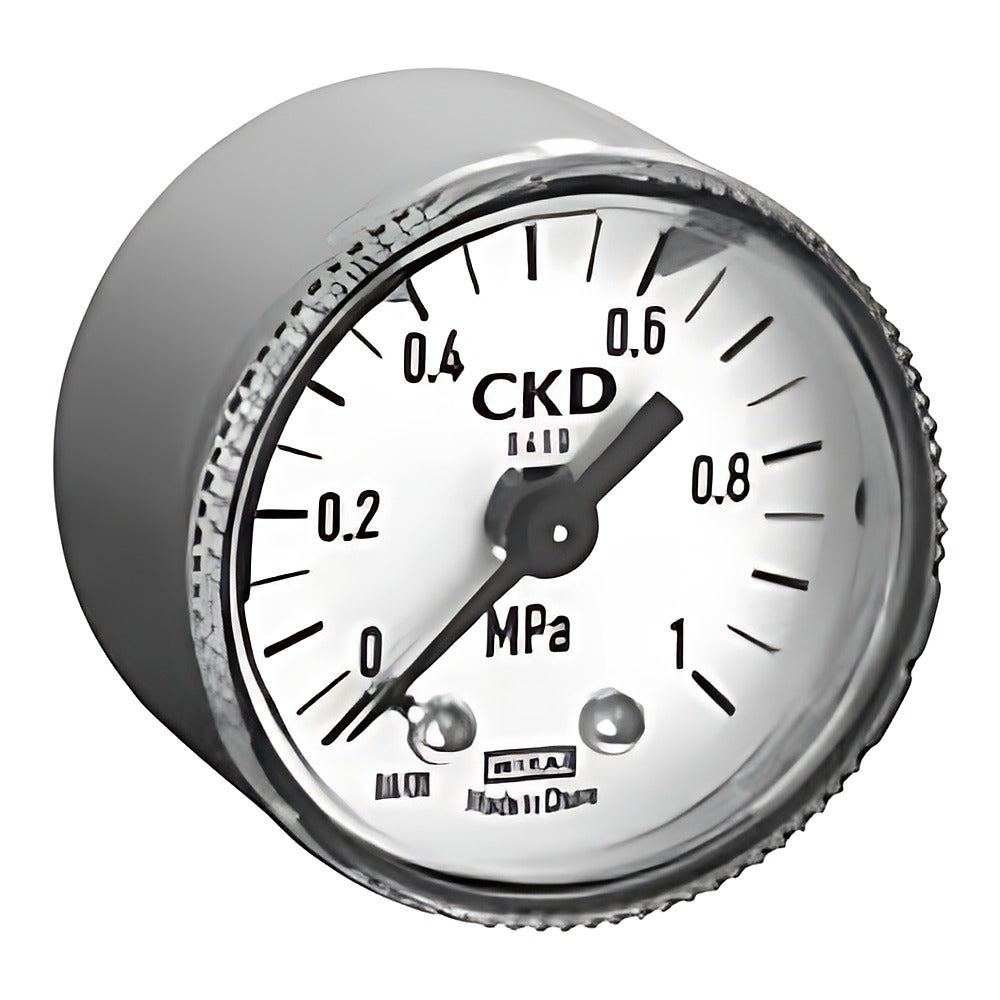 CKD G40D Pressure Gauge with Safety Color Zone (R1/8, R1/4)