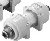 CKD Inline Antibacterial Filter SFS10-FP2 Series (Push-in 8 to 12 mm, Rc1/4, Rc3/8)