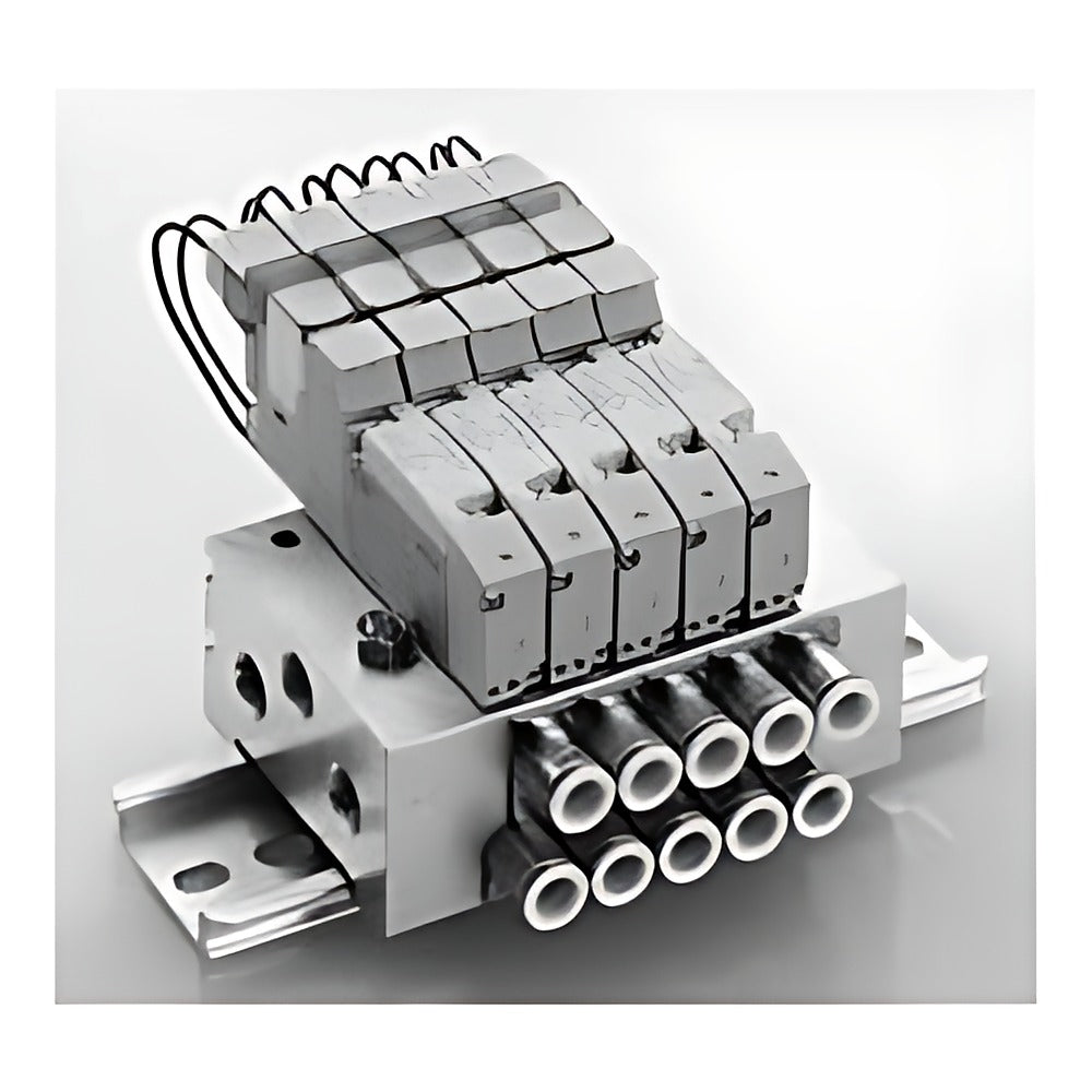 CKD M4GB1 5-Port Valve Manifold (Individual Wiring, Base Piping)