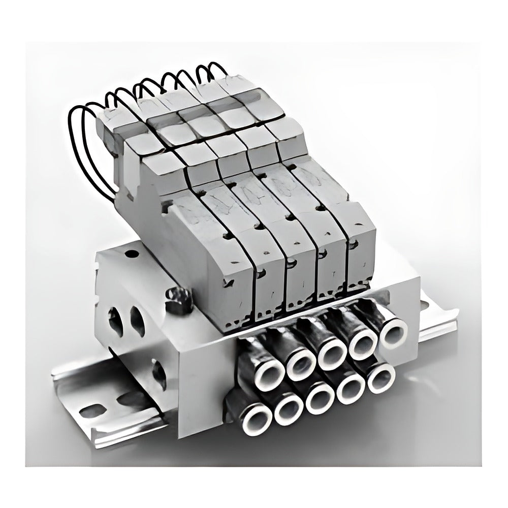 CKD M4GE 5-Port Valve Manifold (Base Piping, Direct Mount)