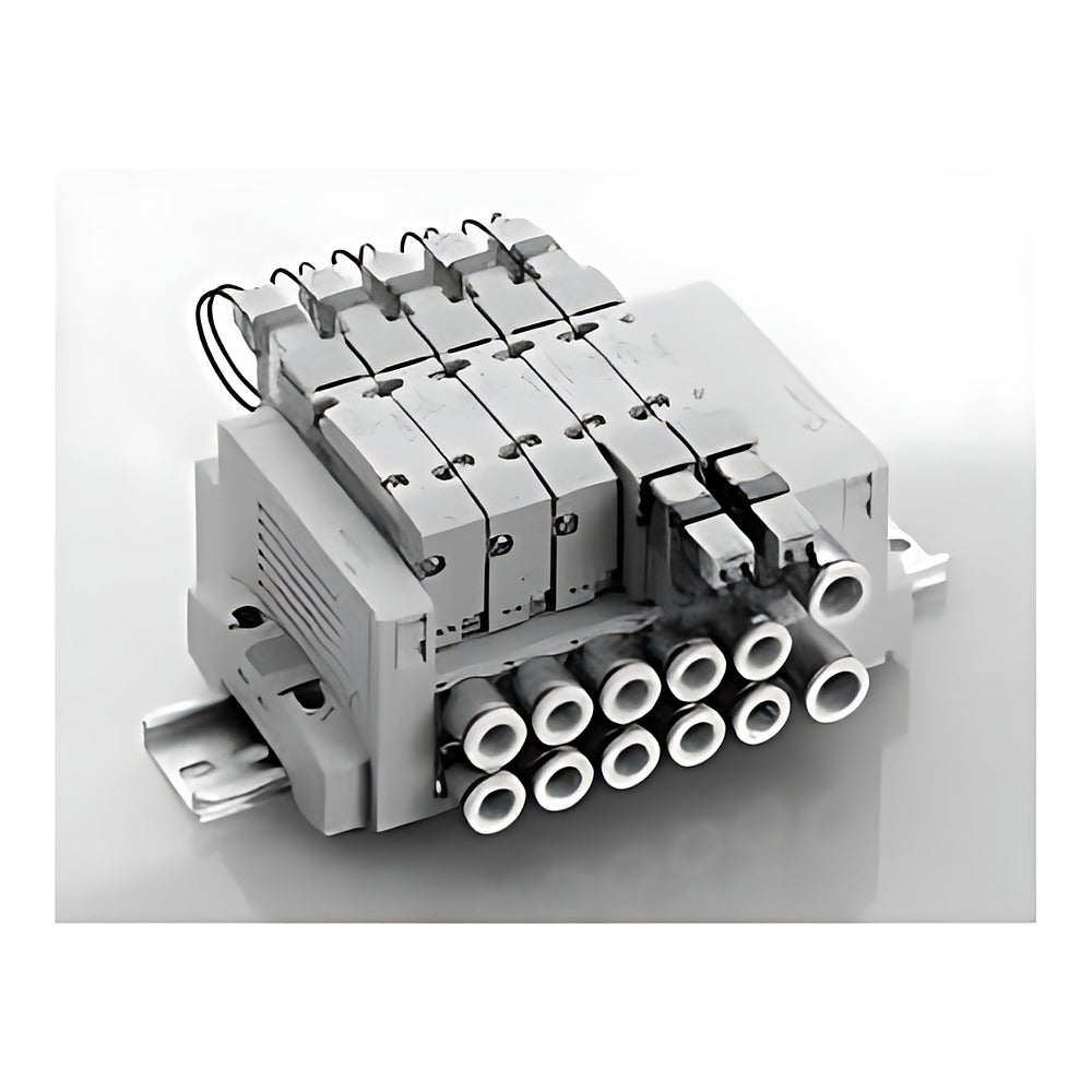 CKD MN3GB1/2 Block Manifold, Individual Wiring, Base Piping