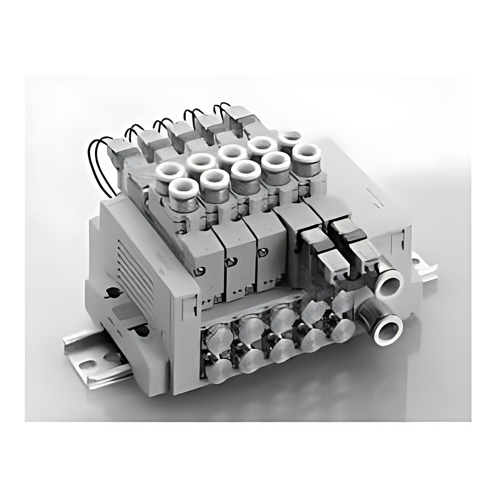 CKD MN4GA1/2 Block Manifold, Individual Wiring, Direct Piping