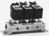CKD MULTILEX Direct Acting 2-Port Solenoid Valve Manifold/Actuator GAB312, GAB352, GAB412, GAB452 Series (NC)