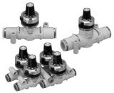 CKD Needle Valve with Dial, DVL-N Series (In-Line, Push-In)