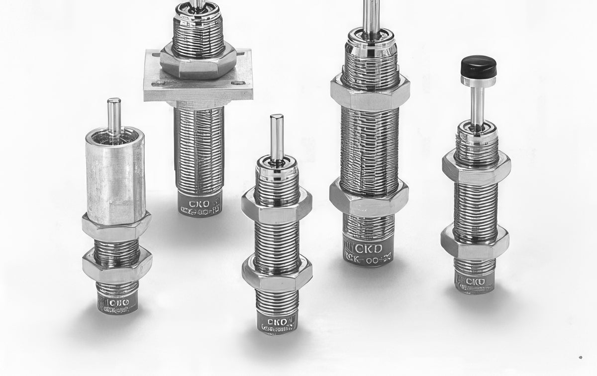 CKD Shock Absorber NCK Series (Non-Adjustable, Spring Return)