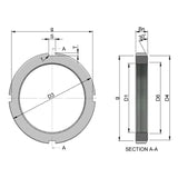 DAIHAN AN / ANL Bearing Lock Nuts (M10-Tr500)