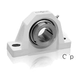 DODGE E-Z Kleen GTEZ Polymer 4-Bolt Flange (20-50 mm, 3/4-2 in)