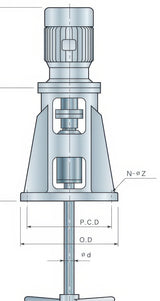 Dongshin Cyclo Direct-Drive High-Speed Agitator TWDH Series