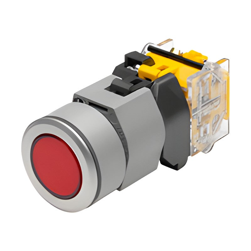 EAO Series 04 Illuminated Pushbuttons (22.5 mm, Flush Design)