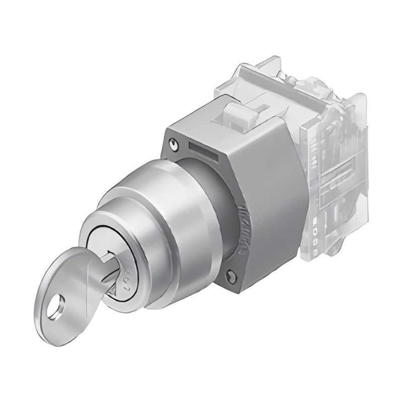 EAO Series 04 Keylock Switches (22.5 mm, Raised Design)
