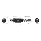 ENIDINE CM Series Shock Absorber Clevis Mounts