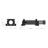 ENIDINE FM Series Shock Absorber Foot Mounts