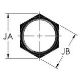 ENIDINE JN Series Shock Absorber Jam Nuts