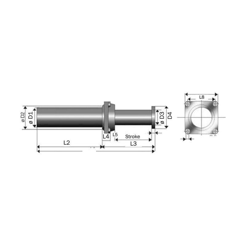 ENIDINE XLR Series Jarret Long-Stroke Elastomer Shock Absorber