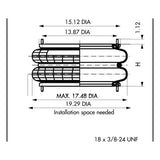 ENIDINE YI-FD Series Double Convoluted Air Spring
