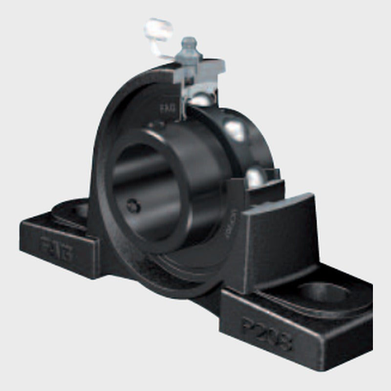 FAG UCP Black Series Plummer Block Units, Long Base (Grub Screw)