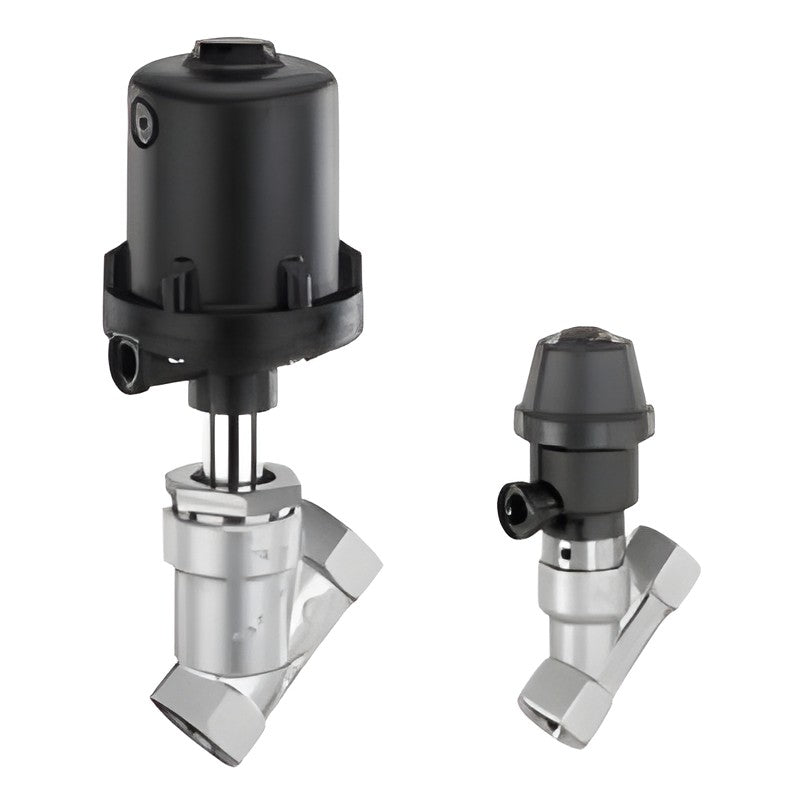 GEMÜ 554 Angle Seat Globe Valve (Pneumatic, DN 8-80)