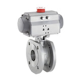 GEMÜ 761 Compact Flanged Ball Valve (Pneumatic, DN 15-100)