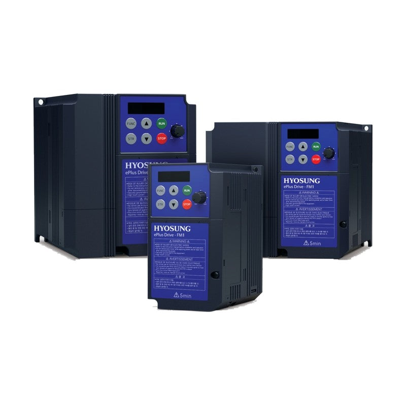 Hyosung FM1 ePlus Drive Compact Inverter, 0.4-3.7 kW