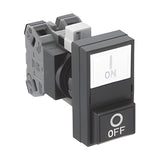 IDEC HW Series 22 mm Two-Point Pushbuttons (Non-Illuminated)